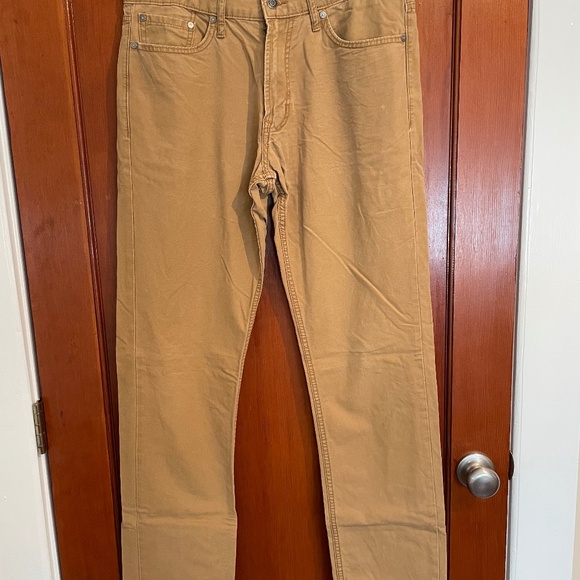Mens Old Navy Slim Fit Pant British Khaki 33x36 - Picture 1 of 8